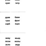 аннаграмы карточки 6